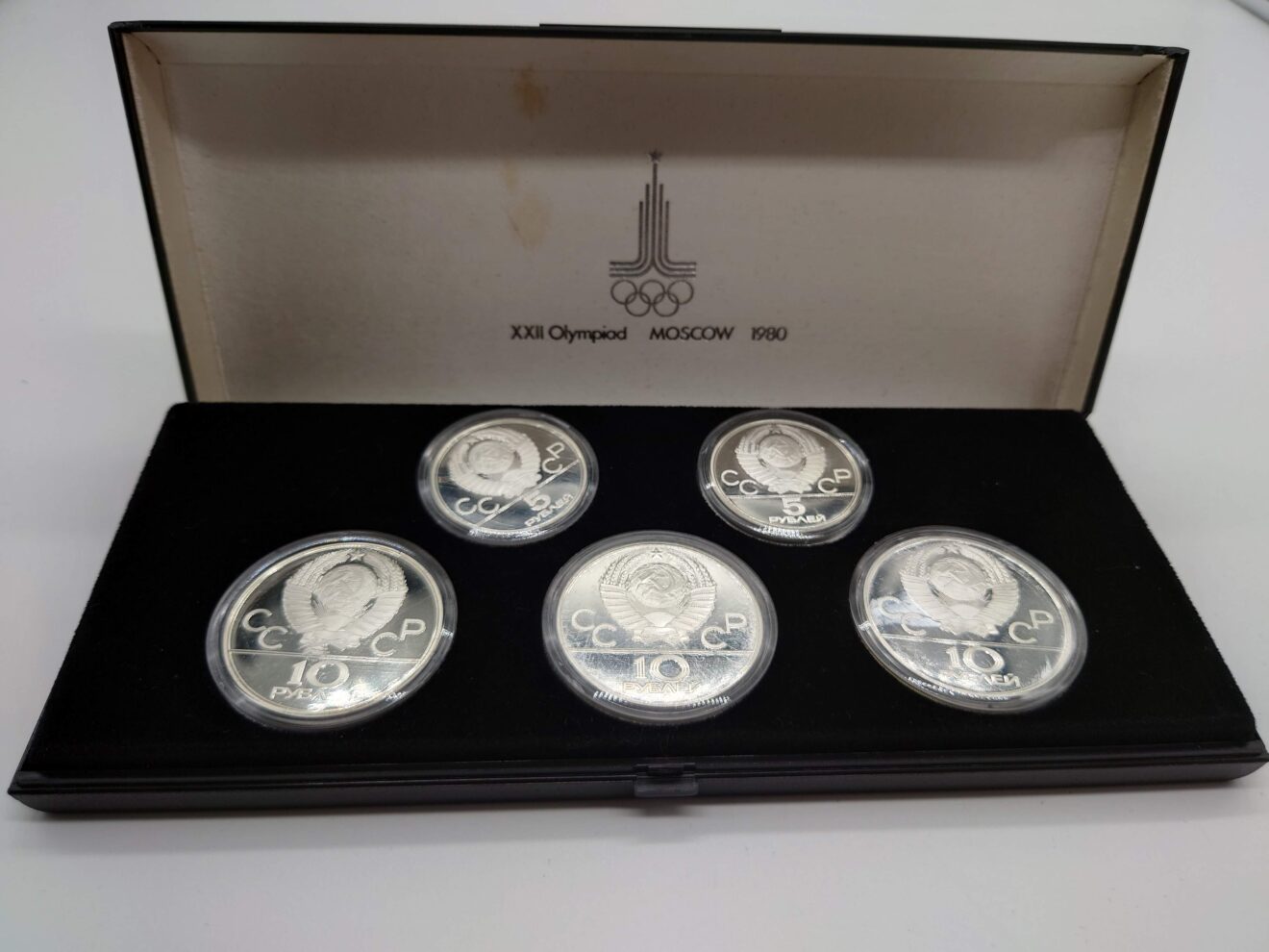 モスクワオリンピック銀貨セット ソ連 1980年モスクワオリンピック記念